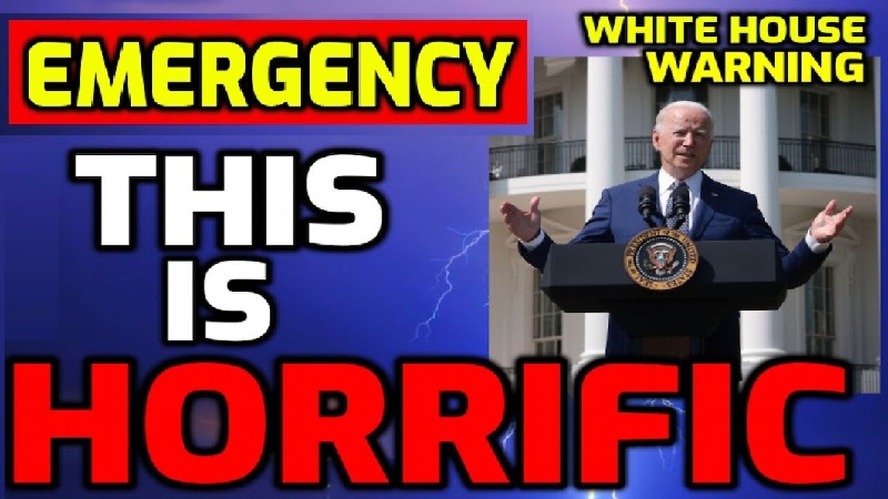 WHITE HOUSE ISSUES URGENT EMERGENCY WARNING - NATIONAL GUARD DEPLOYED!