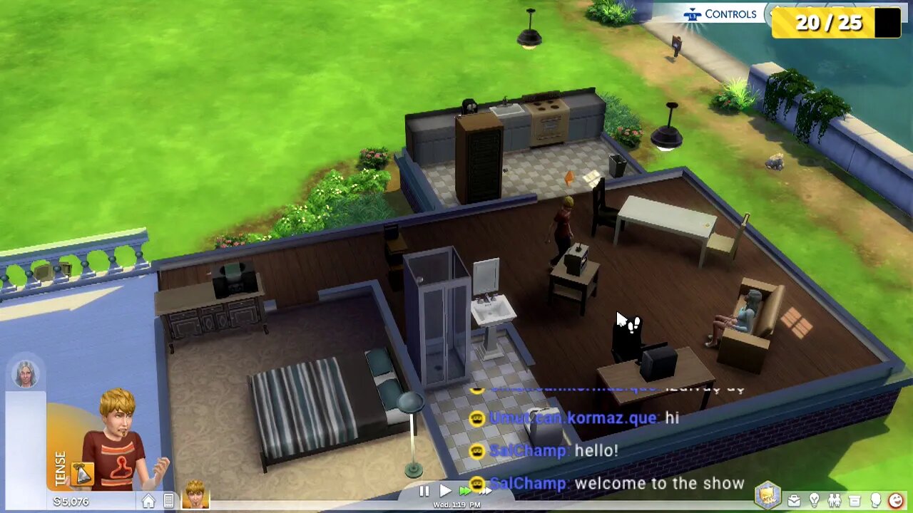 Chill play The Sims 4 on PS4 - Beginning the game 2nd Session