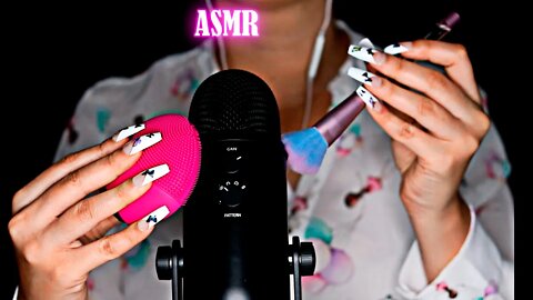 ASMR BINAURAL: SONS DE MAQUIAGEM PARA DORMIR(arrepios)