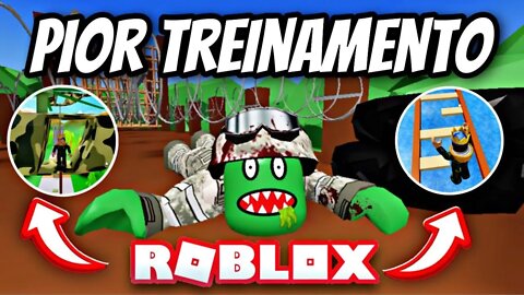 ROBLOX - ESCAPE DO TREINO MILITAR (Escape Military Training Obby! )