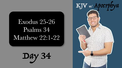 Day 34 - Bible in One Year KJV [2022]