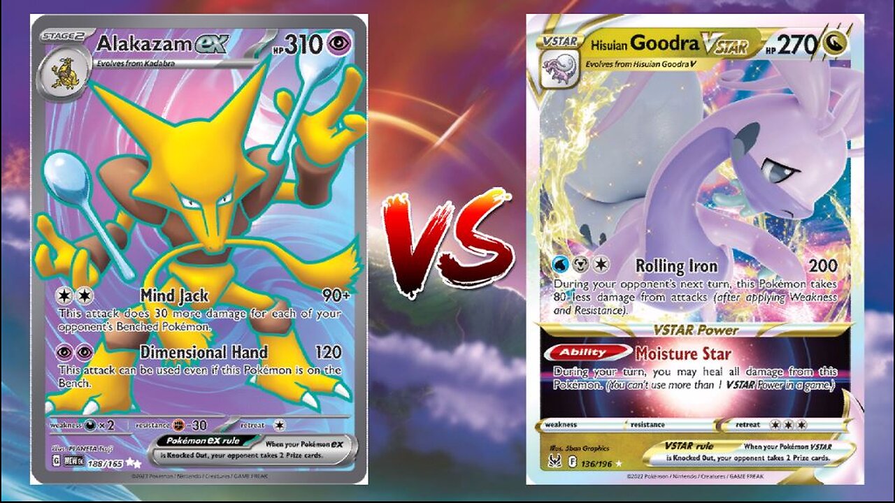 Pokemon TCG Live Alakazam EX Mimikyu VS Goodra VSTAR!!