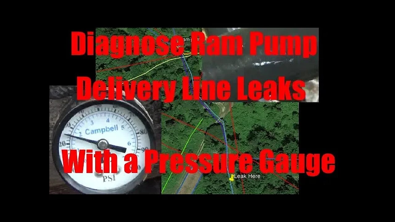 Diagnose Troubleshoot Delivery Line Leak Ram Pump Pressure Gauge Elevation * Leaked Video *