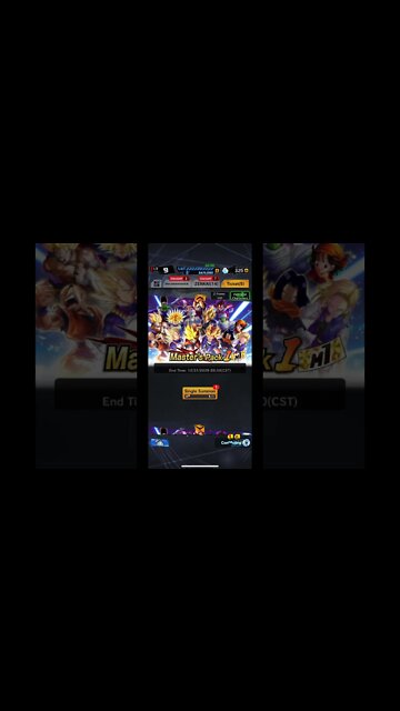 Dragonball Legends - Master’s Pack 1 Summon Open