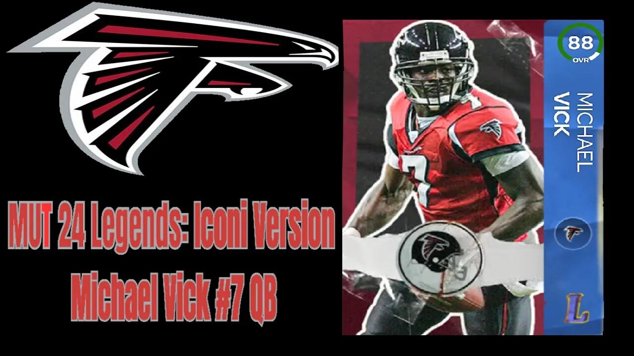 MUT 24 Legends Iconic Version Michael Vick 88 Ovr