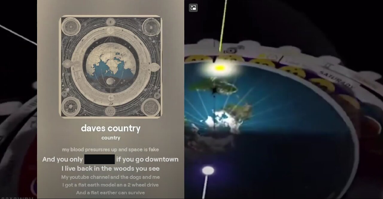 ⚠️watch⚠️Daves Country (Music Video) AI fl@t Earth country song