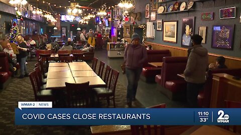 Baltimore restaurants feel the impact of COVID surge