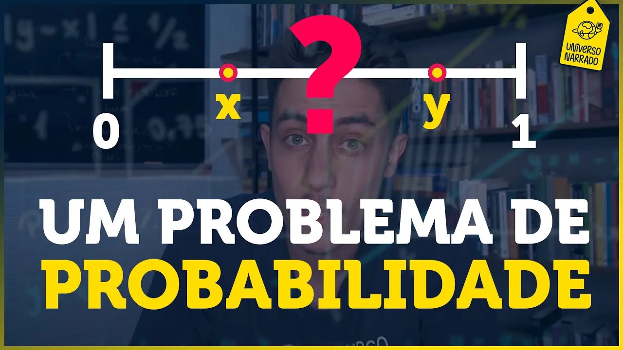 Qual é a probabilidade da distância entre os números ser menor do que 0,5? 🤯