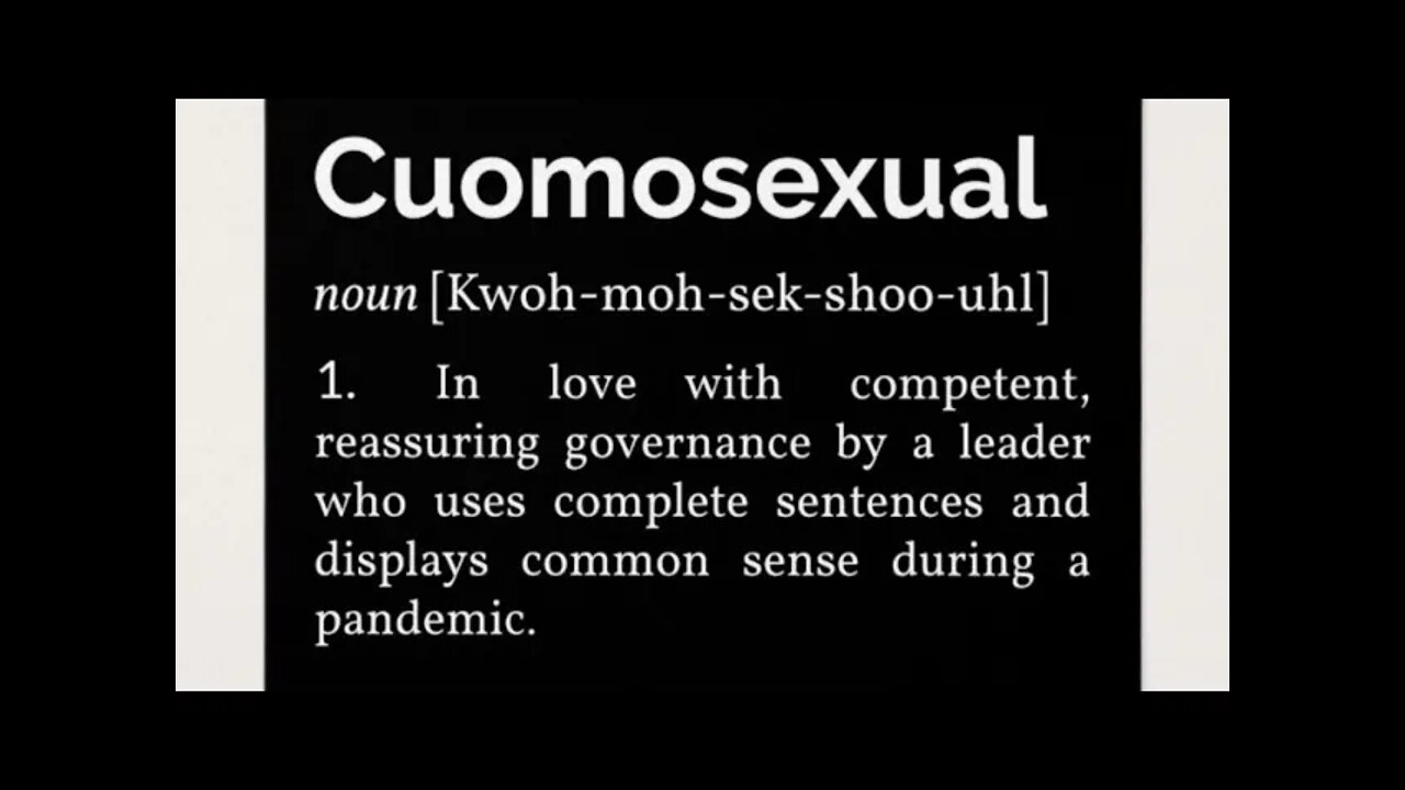 NY Governor Andrew Cuomo - "CUOMOSEXUAL"