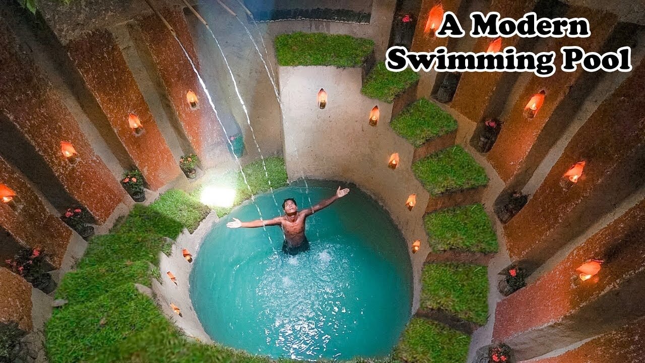 How To Build The Most Modern Underground Swimming Pools with Underground House