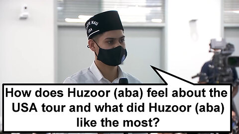 How does Huzoor (aba) feel about the USA tour and what did Huzoor (aba) like the most?