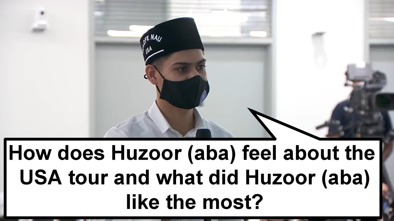 How does Huzoor (aba) feel about the USA tour and what did Huzoor (aba) like the most?