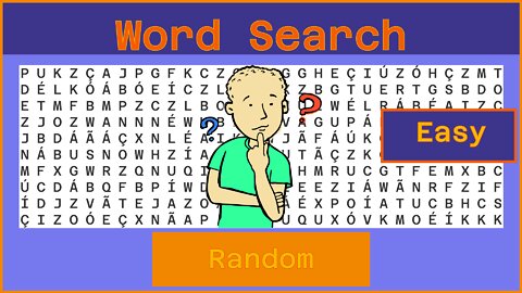 Word Search - Challenge 09/09/2022 - Easy - Random