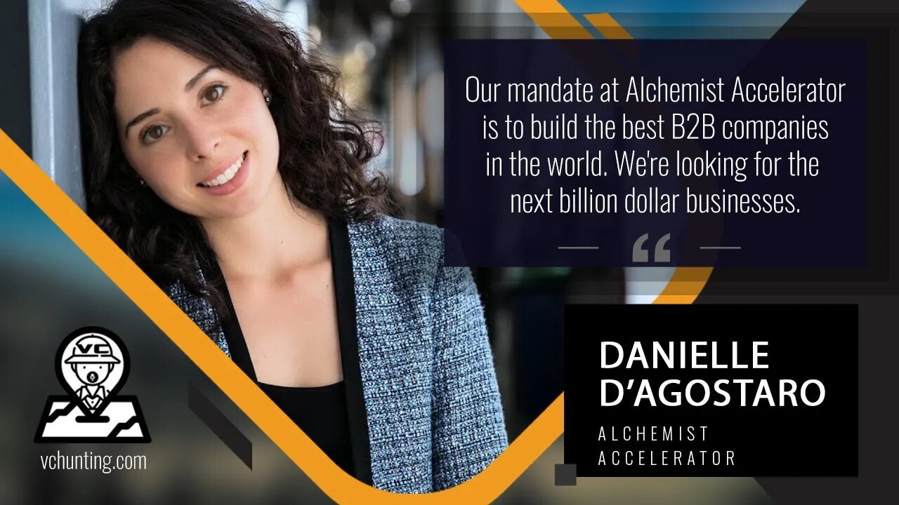 Danielle D'Agostaro | Alchemist Accelerator - Retrospective