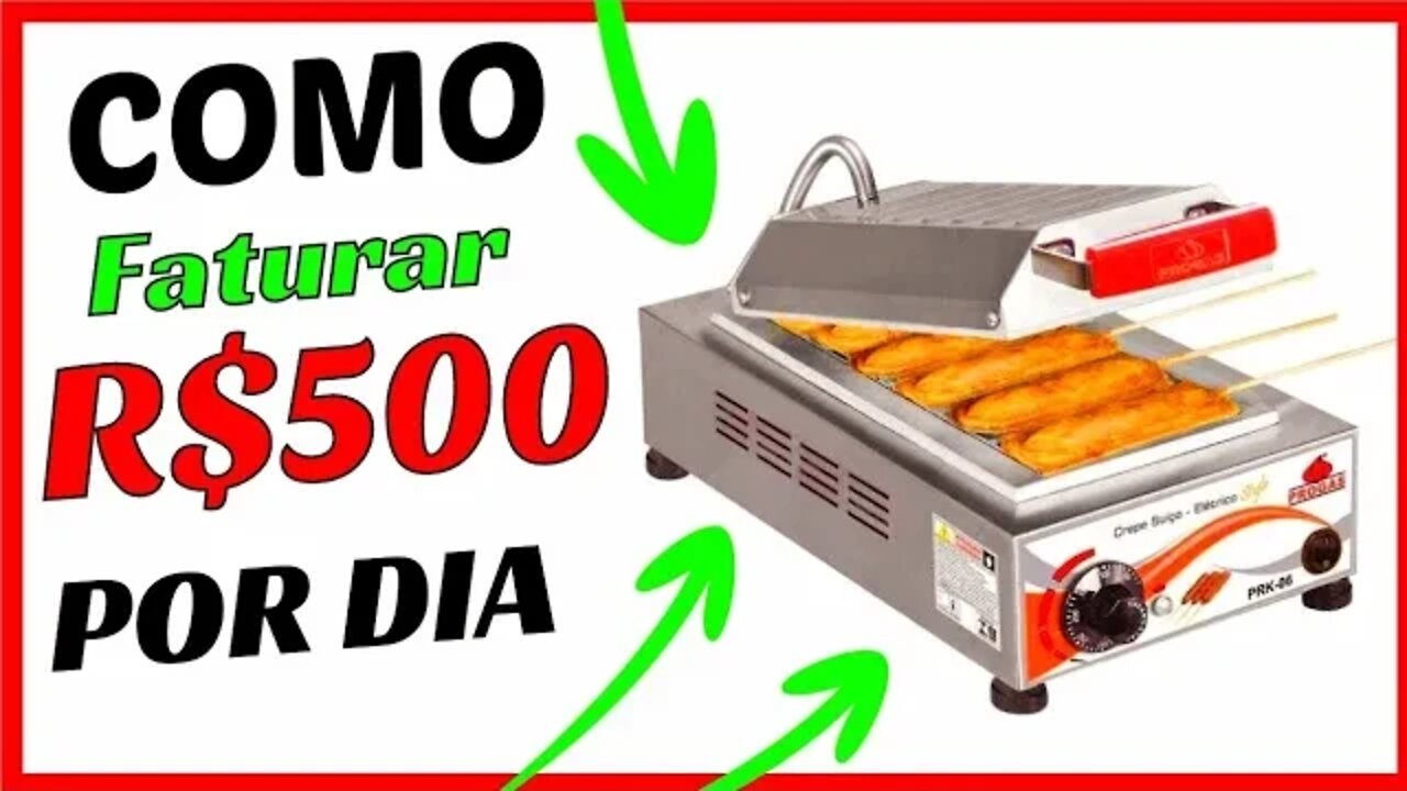 Máquina de Crepe no Palito | Ganhe Dinheiro Rápido | CREPE SUIÇO 100% LUCRATIVO