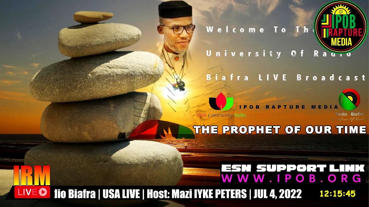 Welcome To The University Of Radio Biafra | USA LIVE | Host: Mazi Iyke Peters | JUL 4, 2022