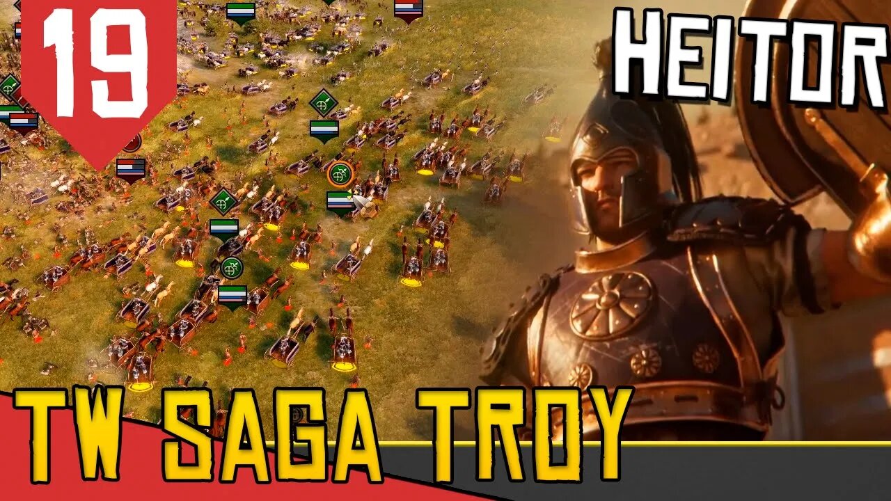 Rumo a Batalha IMPOSSIVEL - Total War Saga Troy Heitor #19 [Série Gameplay Português PT-BR]