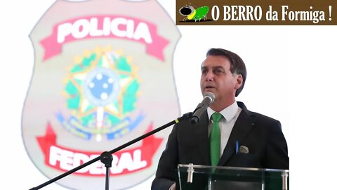 Bolsonaro discursa na formatura de Policiais Federais