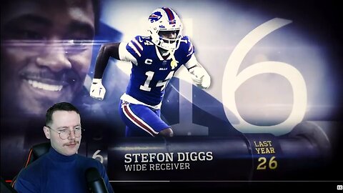 Rugby Player Reacts to STEFON DIGGS (WR, Bills) #16 The Top 100 NFL Players of 2023