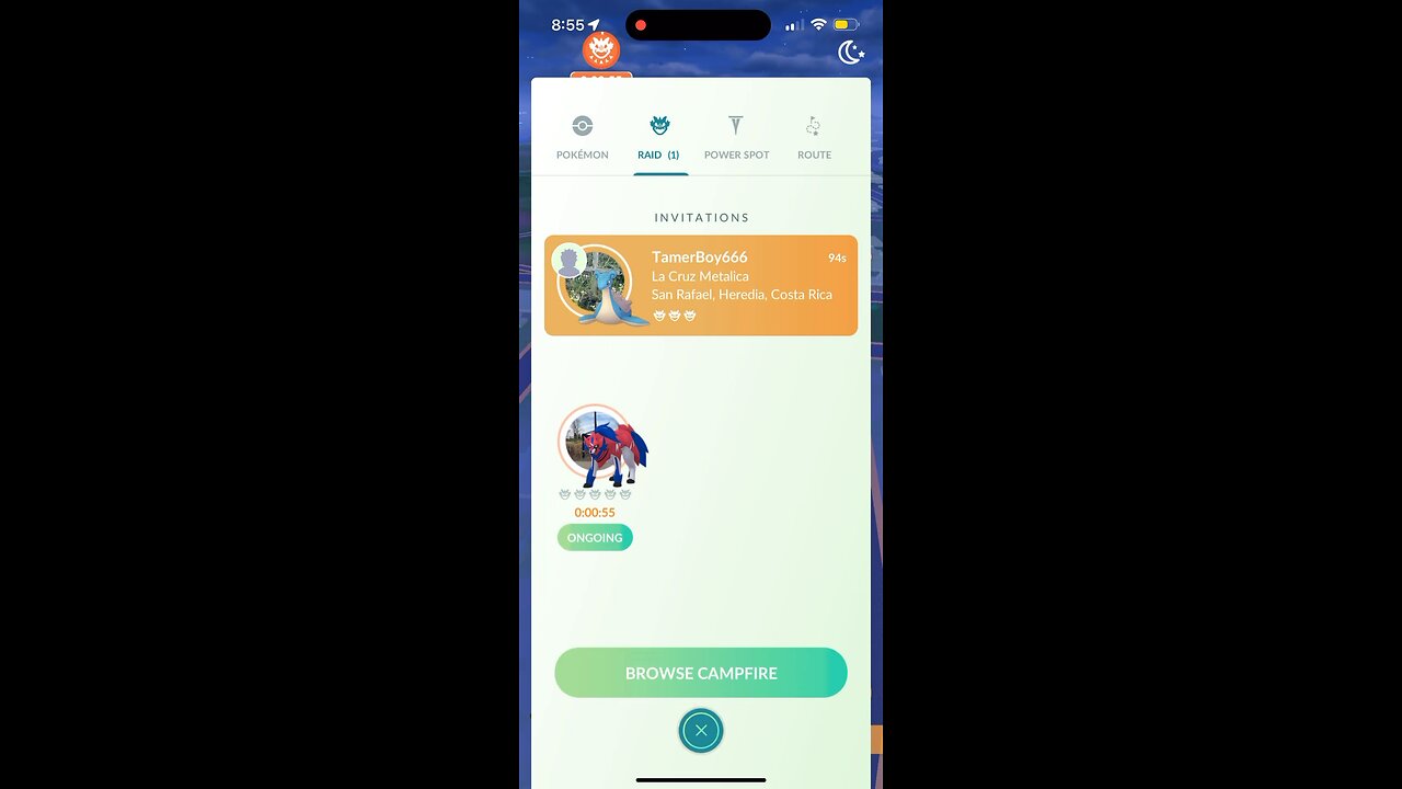 Pokémon Go Lapras Raid Gameplay