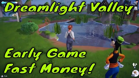 Dreamlight Valley Easy Money Fishing!