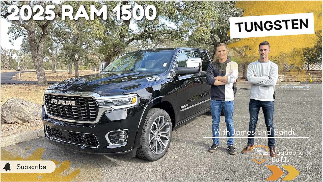 All-new TUNGSTEN RAM 1500 - New trim for 2025 RAM 1500