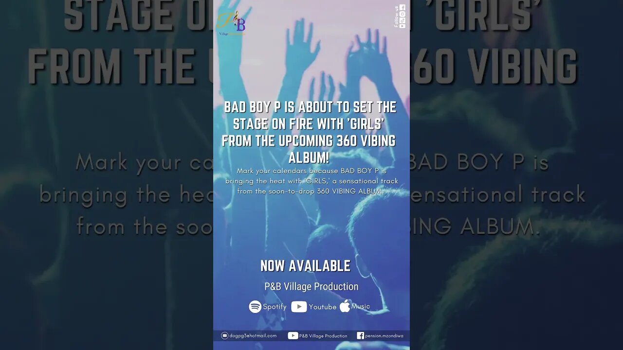 BAD BOY P Unleashes 'GIRLS' A Sneak Peek from the 360 VIBING ALBUM! #BADBOYP #360VIBINGALBUM #GIRLS