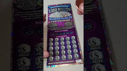 $2,000,000 Lottery Tickets Dimond Dazzler Ohio Scratch Offs!