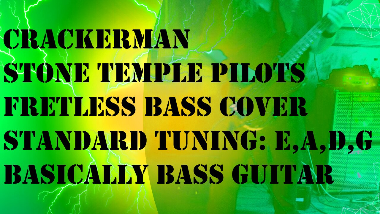 Crackerman Bass Cover Fretless – Stone Temple Pilots – BBG012