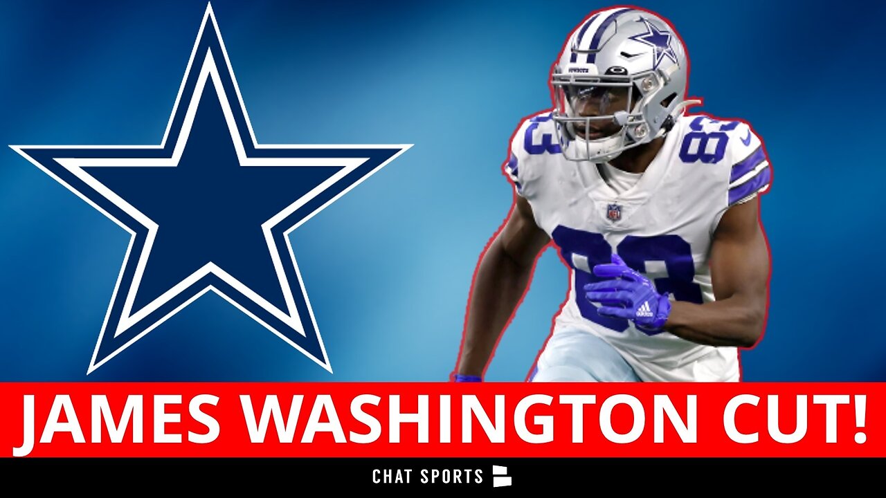 BREAKING: Dallas Cowboys Cut WR James Washington, Freeing Up Roster Spot | Cowboys News Today