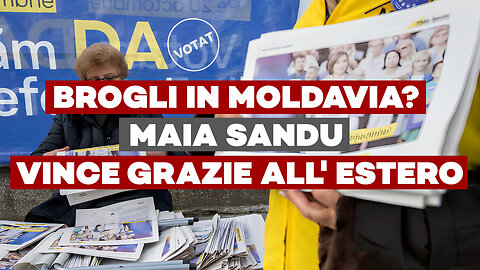 Brogli in Moldavia? Maia Sandu vince grazie all' estero ft S. Orsi