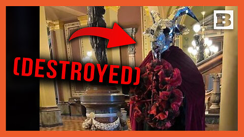 "Destroyed Beyond Repair”: Man Beheads Satanic Statue in Iowa Capitol