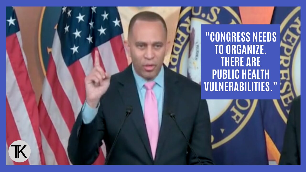 Rep. Jeffries: ‘There Are Public Health Vulnerabilities’ Without a Speaker of the House