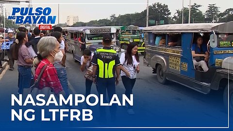 Mga lumahok sa tigil-pasada kasama ng Manibela, nasampolan ng LTFRB