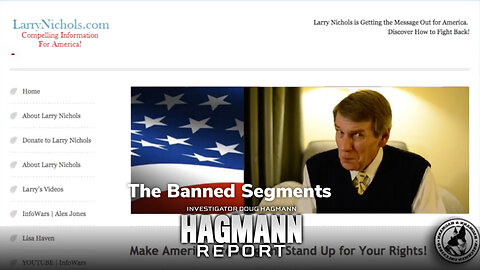 The Banned Segments | The Hagmann Report - Larry Nichols on the Deep State | May 11, 2017