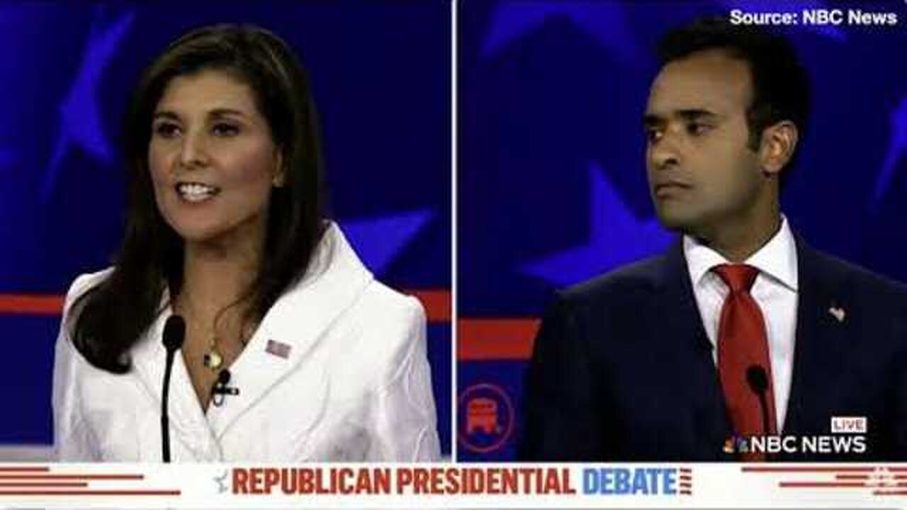 "YOU'RE JUST SCUM!" THINGS GET HEATED BETWEEN NIKKI HALEY, VIVEK RAMASWAMY AT GOP DEBATE