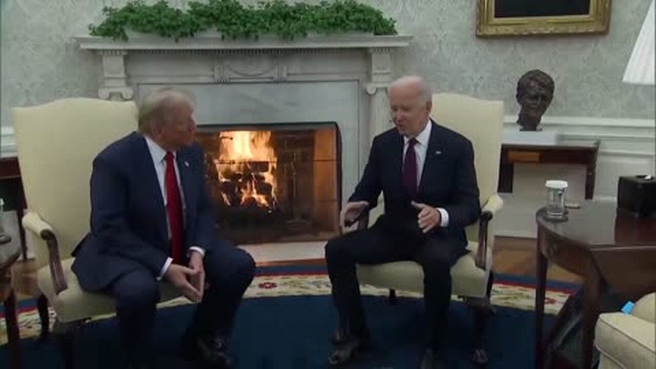 Trump And Biden Share Laugh