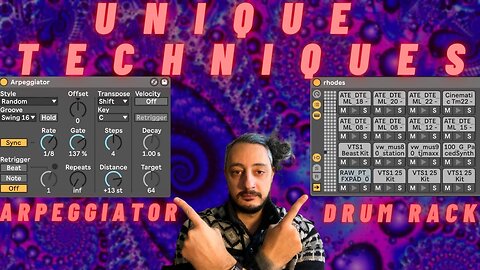 Generate endless ideas with Ableton Arpeggio + Drum Rack #drumrack #ableton
