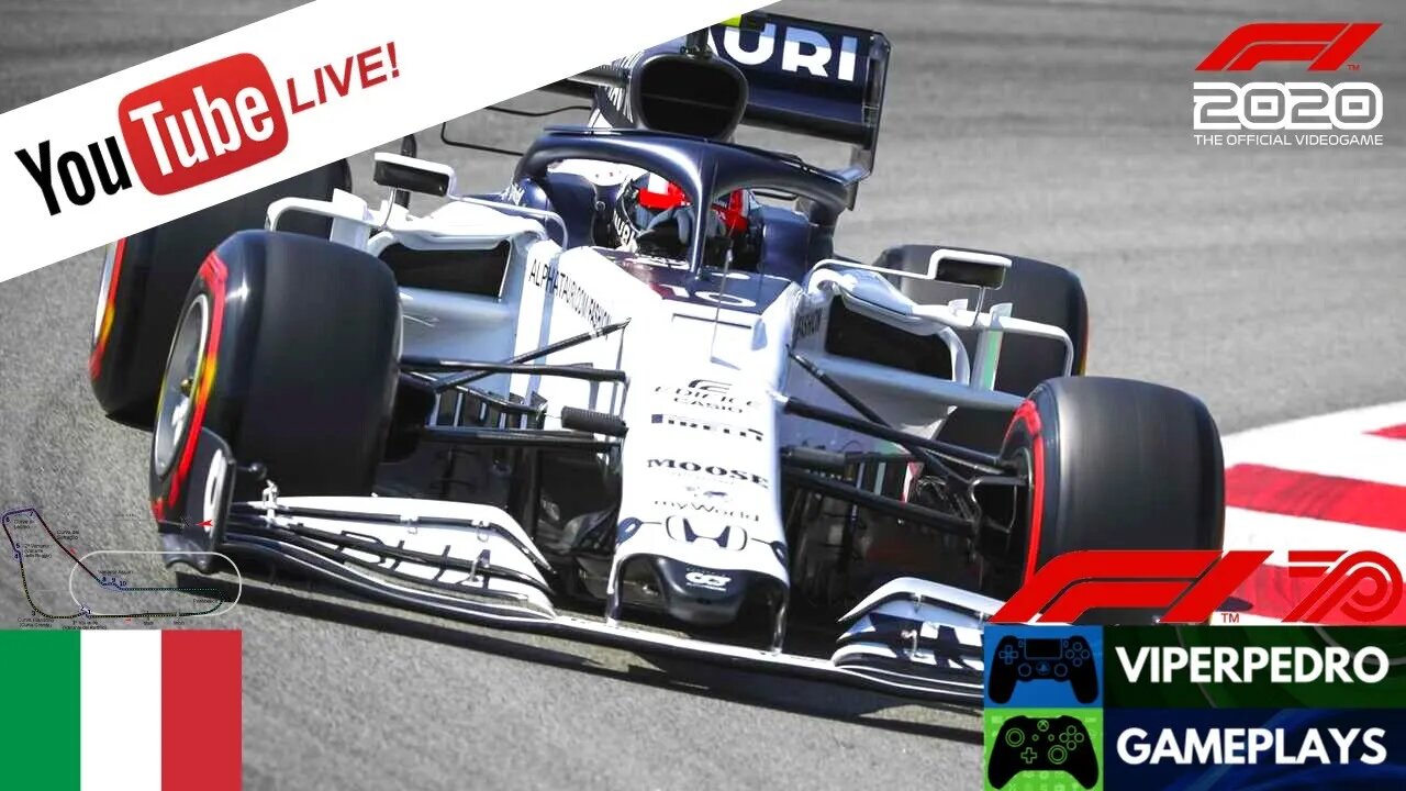 [LIVE] F1 2020 | Italian Grand Prix | Pierre Gasly | AlphaTauri | Full Race (25%)