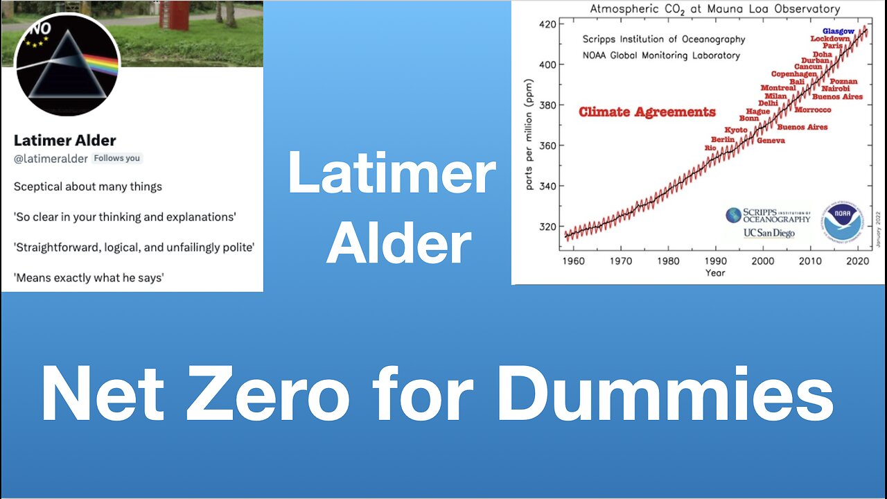 Latimer Alder: Net Zero for Dummies | Tom Nelson Pod #208