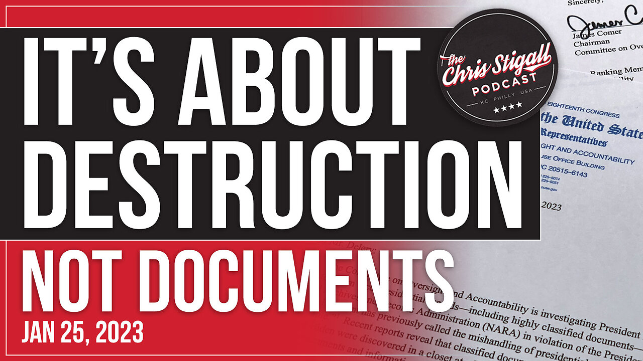 It's About Destruction, Not Documents