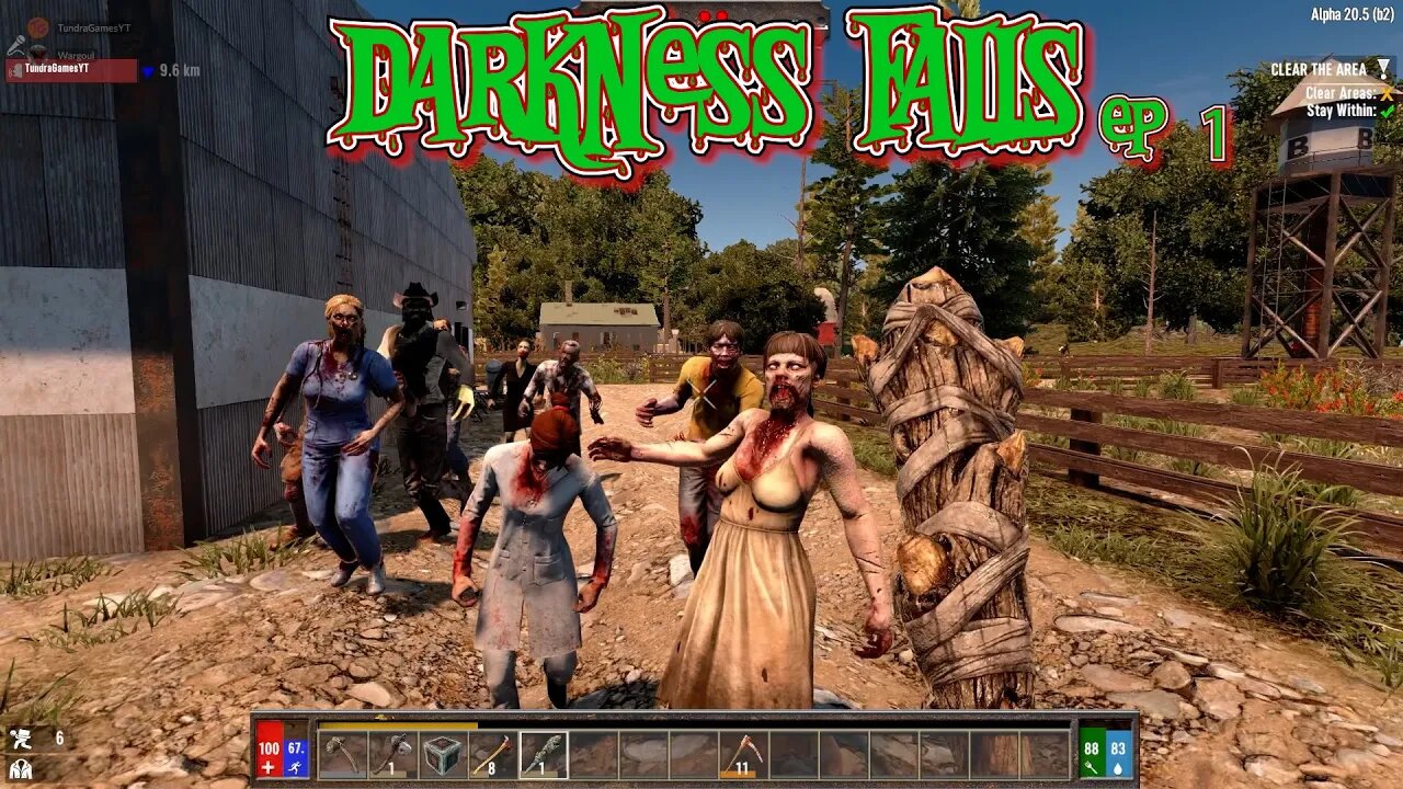 Darkness Falls - 7 Days to Die Alpha 20 - Multi Player Monday