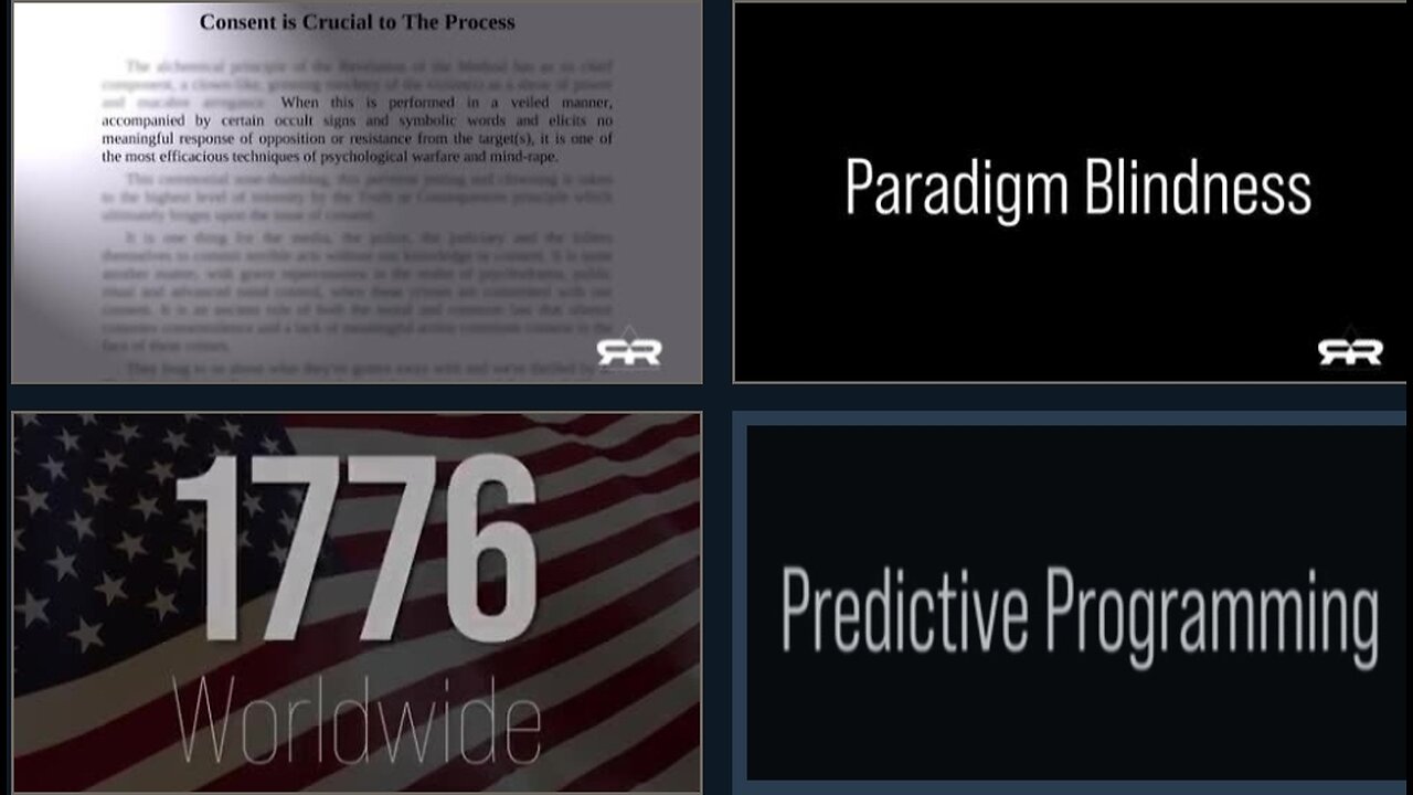 THEY ALWAYS SHOW US IN MOVIES - Predictive Programming - PARADIGM BLINDNESS - SILENCE is CONSENT