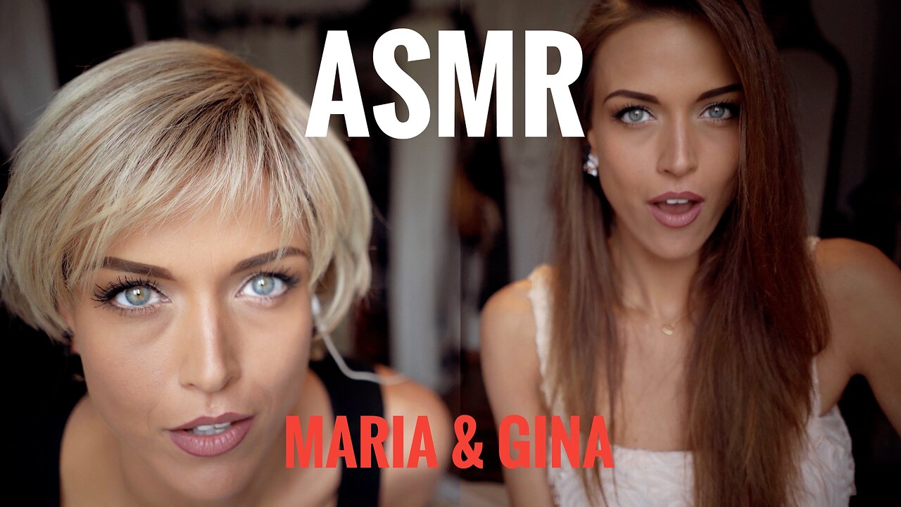 ASMR Gina Carla 🫦💦 Mouth Sounds With My Evil Twin Maria!