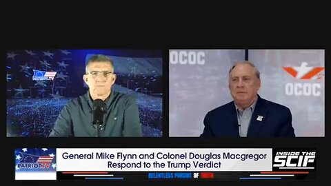 General Mike Flynn and Colonel Douglas Macgregor Respond To Trump Guilty Verdict 5/31/2024