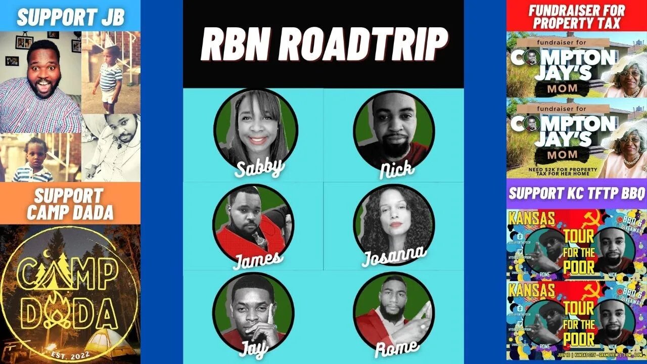 RBN LIVE TUESDAYS | RBN ROADTRIP | RBN FUNDRAISER | SUPPORT RBN COMRADES