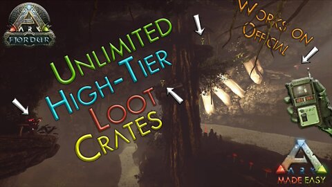 🌳 Redwoods High-Tier Loot Cave 💰 Fjordur | ARK: Made Easy