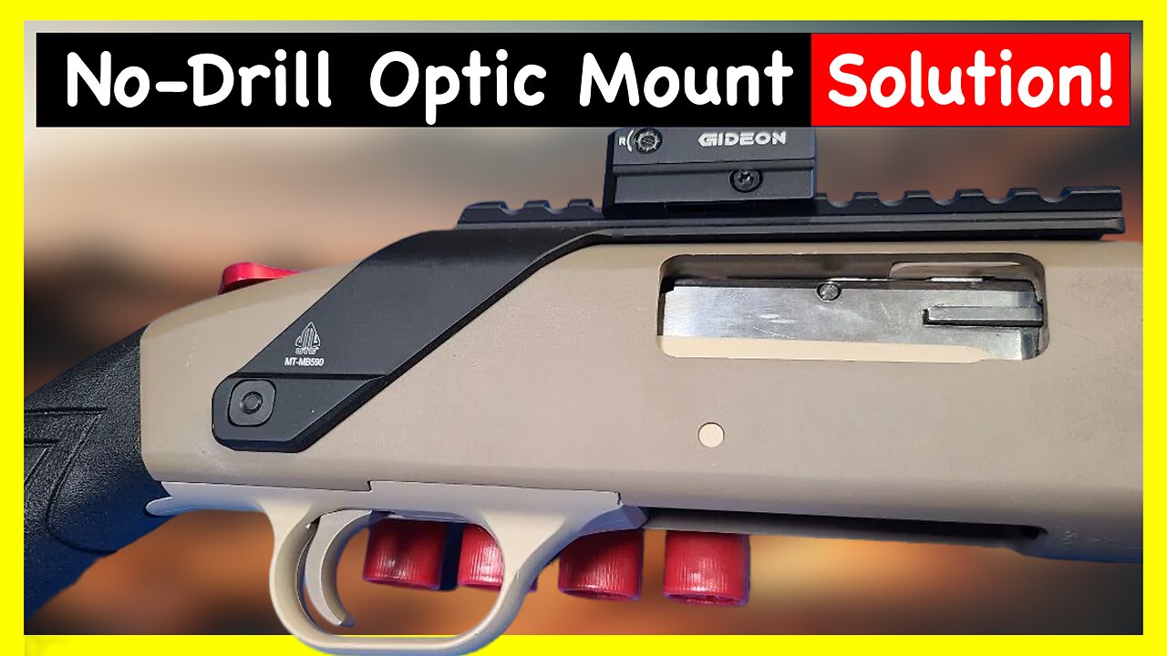 UTG 590 Optic Mount Review |Easy No-Drill Upgrade for Mossberg 500/590