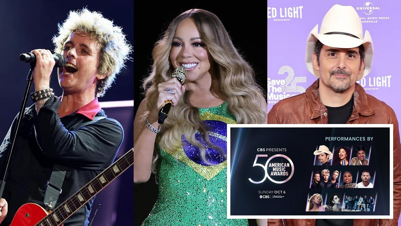 American Music Awards 50th Anniversary to Feature Mariah Carey, Brad Paisley, and Jennifer Lopez