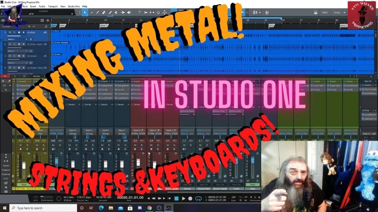 Mixing Metal in Studio One Strings and Keyboards